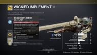 Wicked Implement (Image via Destiny 2)